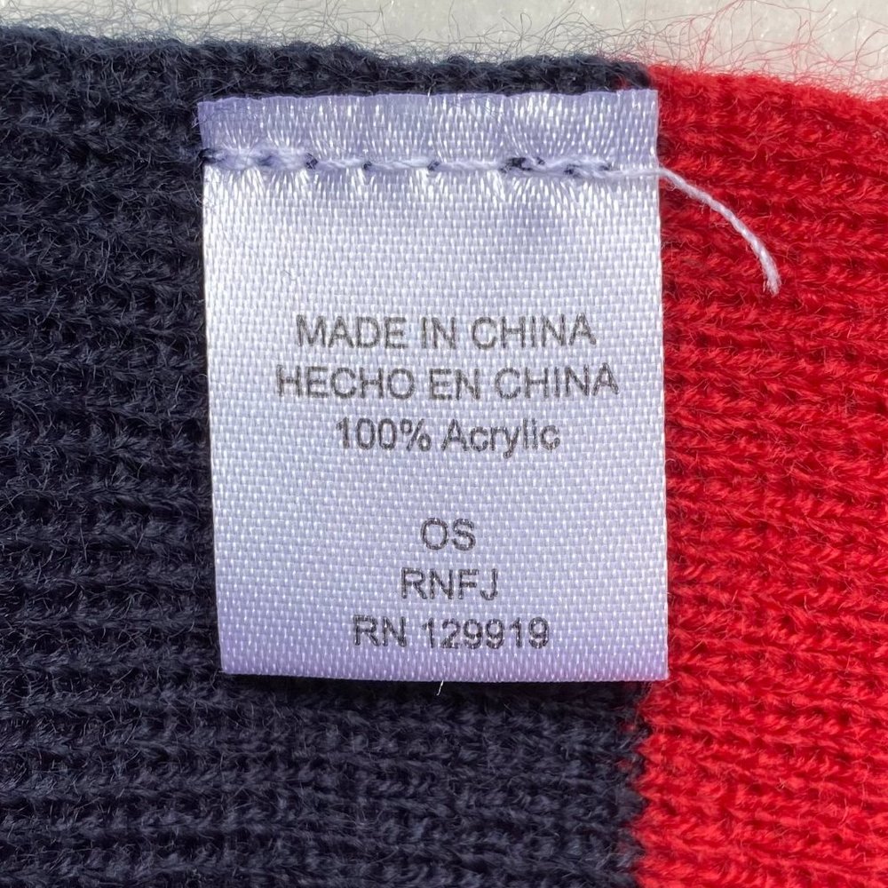 LEVI'S Blue Red Scarf - Picture 3 of 5